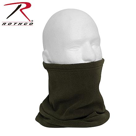 Rothco Polar Fleece Neck Warmer 592, Olive Drab, 5570-OliveDrab