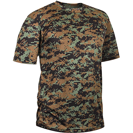 Rothco Polyester Performance T-Shirt, Mens, Woodland Digital Camo, Extra Large, 44020-041