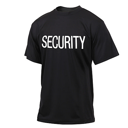 Rothco Quick Dry Performance Security T-Shirt, M, 66260-M