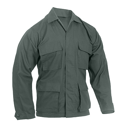 Rothco Rip-Stop B.D.U. Shirt, Olive Drab, Small, 5852-OliveDrab-S