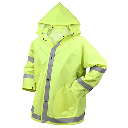 Rothco Safety Reflective Rain Jacket, 3XL, 3655-3XL