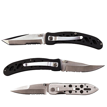 Rothco Samurai II Skeletal Handle Hunter Lockback Folding Knife, 3427