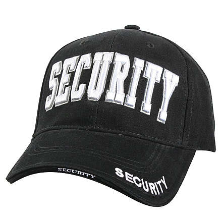 Rothco Security Deluxe Low Profile Cap, Black/White, 9382-BlackWhite