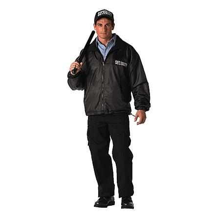 Rothco Security Reversible Nylon Polar Fleece Jacket, L, 7609-L