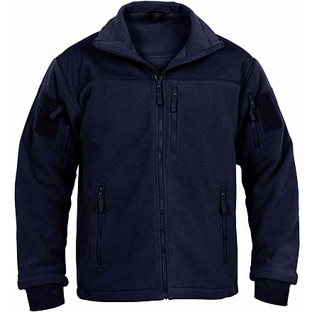 Rothco Spec Ops Tactical Fleece Jacket - Mens, Midnight Navy Blue, Medium, 96690-MidnightNavyBlue-M