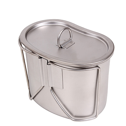 Rothco Stainless Steel Canteen Cup and Cover Set, 8512