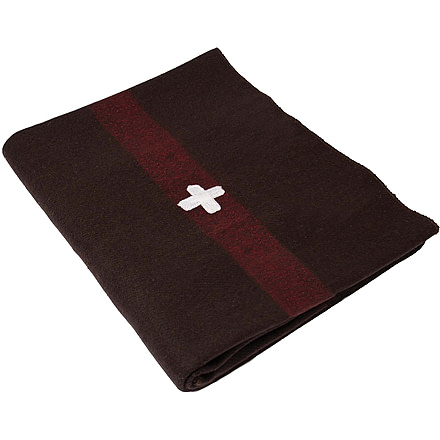 Rothco Swiss Army Wool Blanket With Cross, 10236