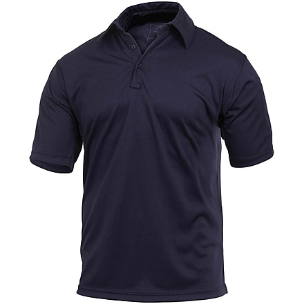 Rothco Tactical Performance Polo Shirt, Midnight Navy Blue, XL, 3935-MidnightNavyBlue-XL