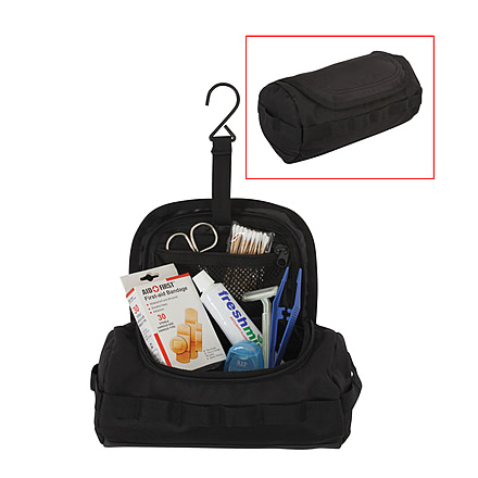 Rothco Tactical Toiletry Kit, Black, 9726-261