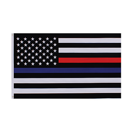 Rothco Thin Blue and Thin Red Line Flag, 14456