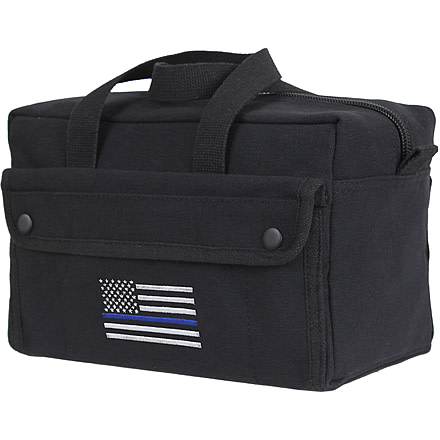 Rothco Thin Blue Line Mechanic Tool Bag, Black, 9101