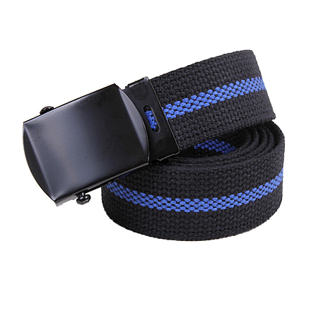 Rothco Thin Blue Line Web Belt, 54, 4636-54Inches
