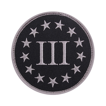 Rothco Three Percenter Patch, Bulk Packaging, 73199-BulkPackaging