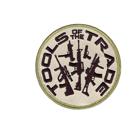 Rothco Tools Of The Trade Morale Patch, Black, 72192-Black