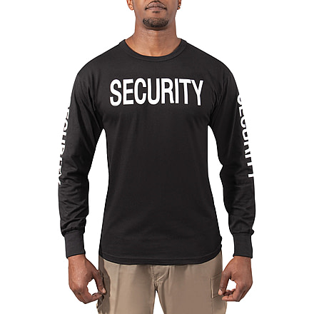 Rothco Two-Sided Security Long Sleeve T-Shirt - Mens, Small, 60230-S