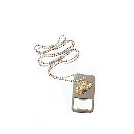 Rothco U.S.M.C. G&amp;A Dog Tag Bottle Opener, 8798