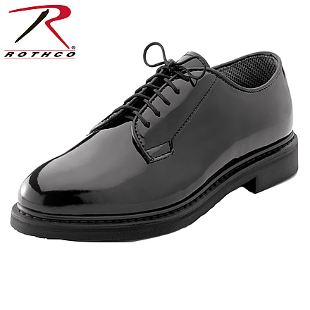 Rothco Uniform Hi-Gloss Oxford Dress Shoe, Regular, 16, 5055-16-Regular