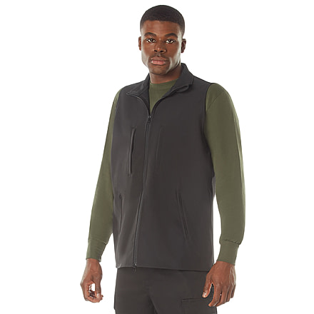 Rothco V2 Concealed Carry Soft Shell Vest - Men's, Black, Small, 86550-Black-S