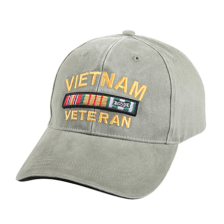 Rothco Vietnam Veteran Deluxe Vintage Low Profile Insignia Cap, 9721