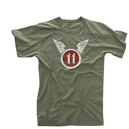 Rothco Vintage 11th Airborne T-Shirt, Small, 66630-S