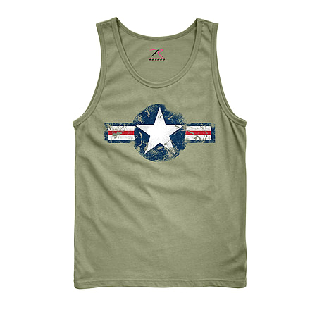 Rothco Vintage Air Corps Tank Top, Small, 6952-S
