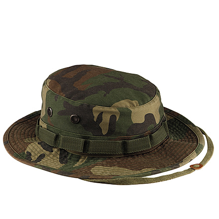 Rothco Vintage Boonie Hat, Woodland Camo, 6 3/4, 5900-WoodlandCamo-634