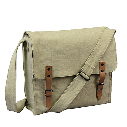 Rothco Vintage Canvas Medic Bag, Khaki, 9122-Khaki