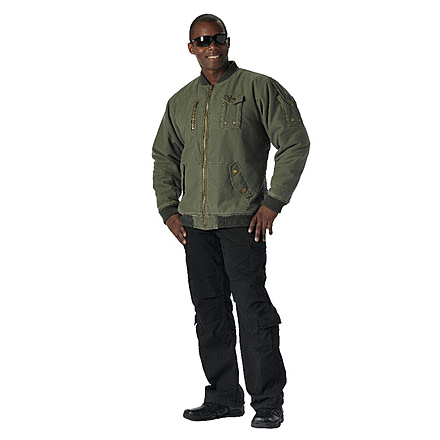 Rothco Vintage CWU-99E Enhanced Flight Jacket, XL, 8653-XL