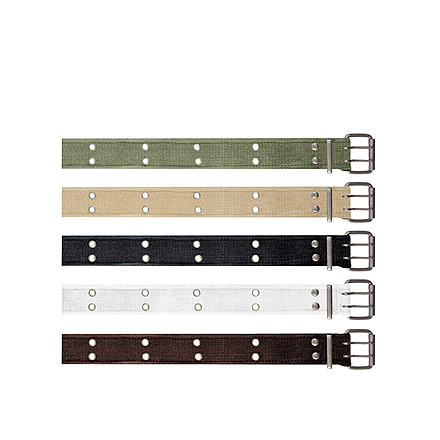 Rothco Vintage Double Prong Buckle Belt, Black, XL, 4171-Black-XL