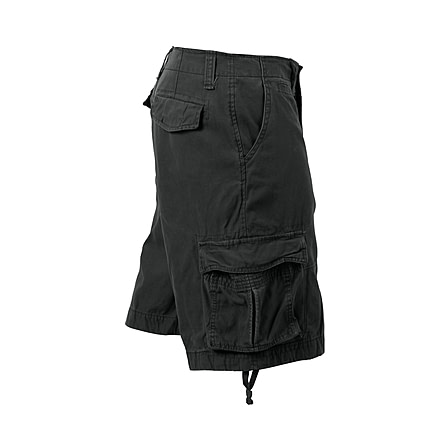 Rothco Vintage Infantry Utility Shorts, Black, XL, 2552-Black-XL