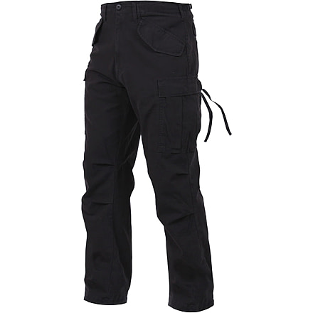 Rothco Vintage M-65 Field Pant, Black, M, 2644-Black-M