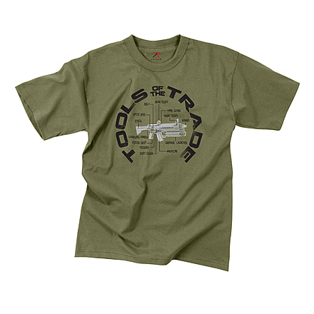 Rothco Vintage Tools Of The Trade T-Shirt, Small, 60540-S