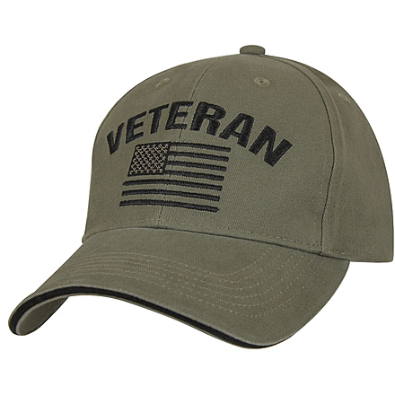 Rothco Vintage Veteran Low Pro Cap, Olive Drab, 3599