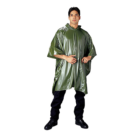 Rothco Vinyl Ponchos, Olive Drab, 3682-OliveDrab