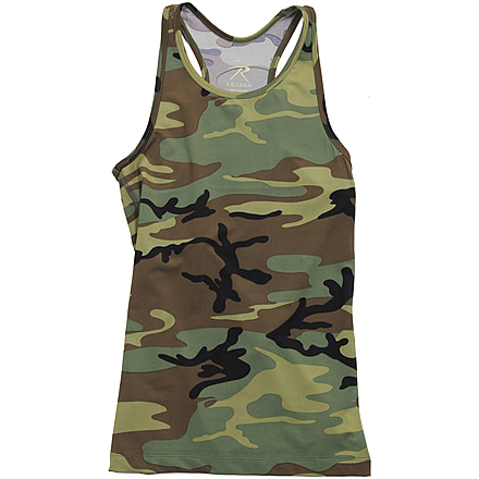 Rothco Womens Camo Workout Performance Tank Top, Extra Small, 44080-XS