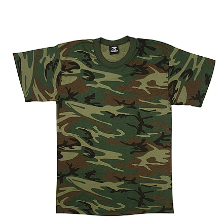 Rothco Woodland Camo T-Shirt, 2XL, 6780-2XL