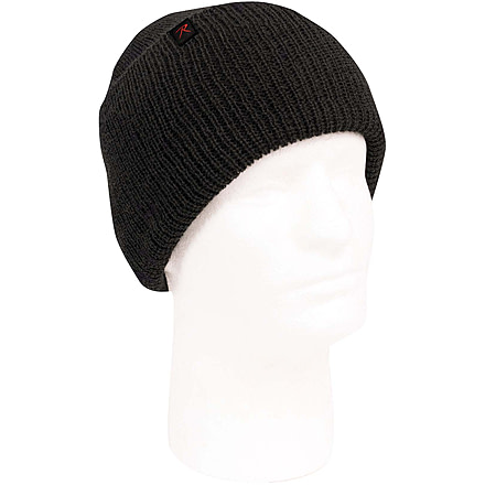Rothco Wool Watch Cap - Mens, Black, One Size, 58381-Black