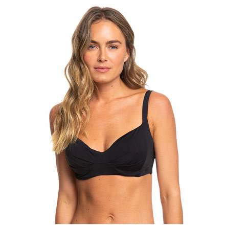 Roxy Beach Classics Bikini Top - Womens, True Black, Large, ERJX303961-KVJ0-L