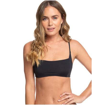 Roxy Beach Classics Bralette Bikini Top - Womens, True Black, Small, ERJX304066-KVJ0-S