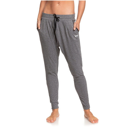 Roxy Jungle Roots Sports Joggers - Womens, Charcoal Heather, Large, ERJNP03278-KTAH-L