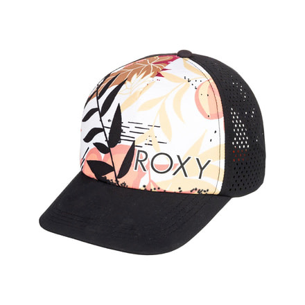 Roxy Live By The Sun Trucker Hat - Women's, Bright White Niranta, One Size, ERJHA03690-XWKM-