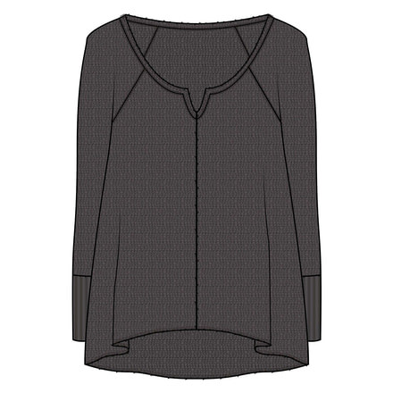 Roxy Look Lively 2 - Womens, Charcoal Heather, Large, ARJKT03267-KTAH-L