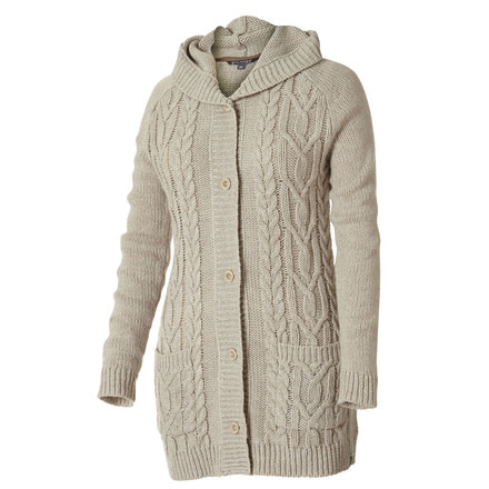 Royal Robbins Ahwahnee Hooded Cardigan - Women's-Lt Khaki-X-Large