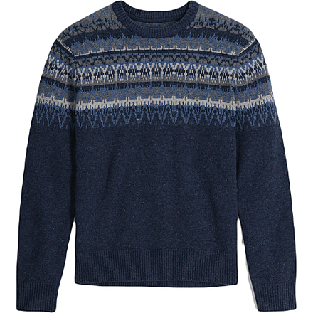 Royal Robbins Arch Rock Crew Long SLeeve - Mens, Deep Blue Mammoth Print, Large, Y12600129-408RR-L