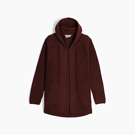 Royal Robbins Baylands Cardigan - Womens, Dark Mahogany, Large, Y617023160L