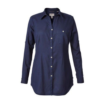 Royal Robbins Cool Mesh Eco-Women's Tunic, Deep Blue, 4 61201-DEEP BLUE-4