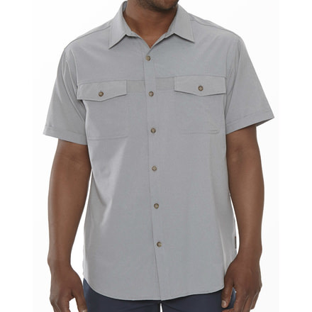 Diablo Short Sleeve Shirt - Mens-Light Pewter-X-Large