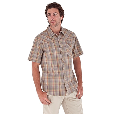 Royal Robbins Drifter Plaid Short Sleeve - Men's-Taupe-Small