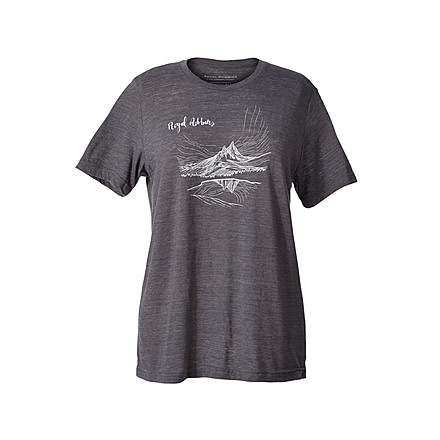 Royal Robbins First Date Women's Short Sleeve Tee Shirt, Charcoal, L 61933-CHARCOAL-L