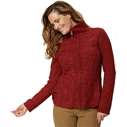 Royal Robbins Helium Zip Cardigan - Women's-Cinnabar-Small